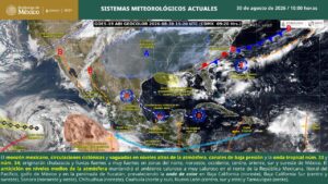 Pide Gobierno de Zacatecas a la población continuar medidas de prevención por presencia de lluvias