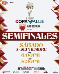 Del 3 al 6 de septiembre será Zacatecas sede de la Copa Value de Basquetbol: Gobernador David Monreal